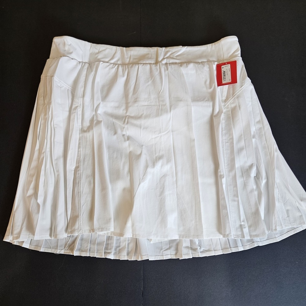 Spanx White Tennis Skort 2X Pleated Golf Athletic Built In Shorts‎